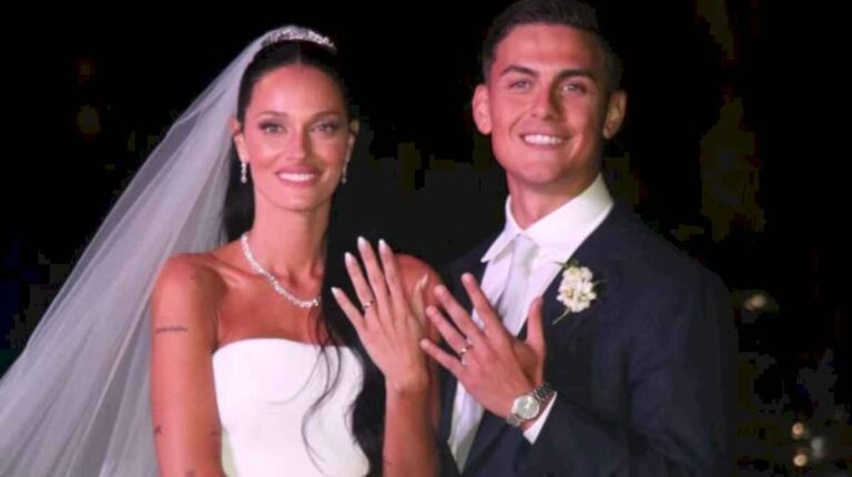 se-conocio-la-sorpresa-con-la-que-oriana-sabatini-y-paulo-dybala-recibieron-a-sus-invitados-en-la-boda