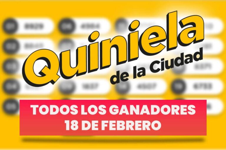 Quiniela Nacional: todos los números ganadores de ayer, martes 18 de febrero