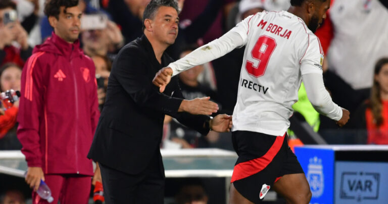 La contundente frase de Gallardo sobre el mal momento de Borja: sale del 11 de River?