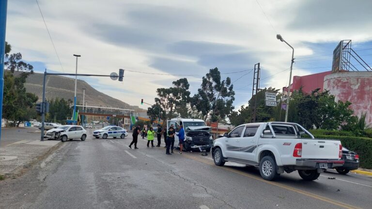 Triple choque en avenida del Libertador