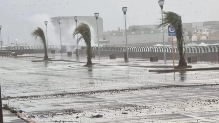 Jueves lluvioso y fresco en Comodoro y Rada Tilly