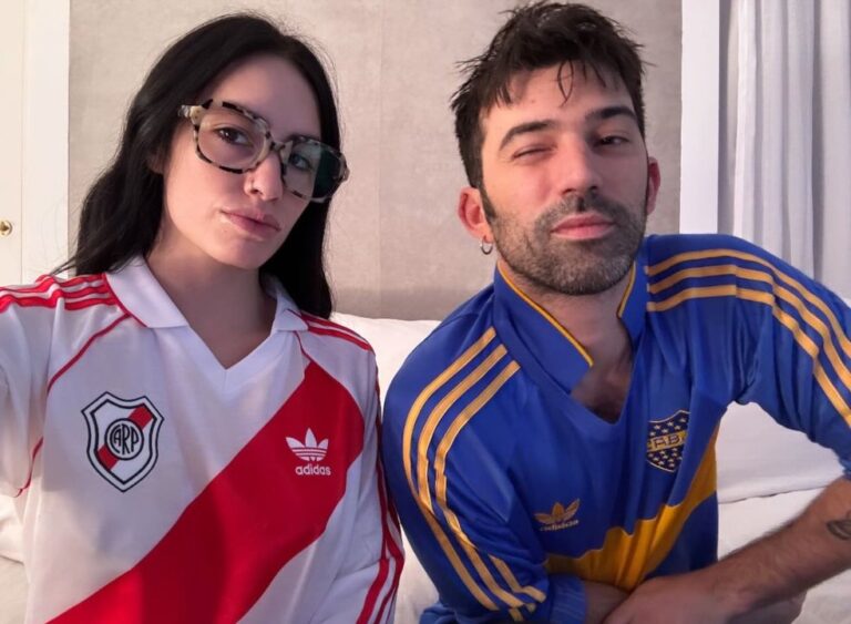 Lali y Pedro Rosemblat se mostraron juntos en la previa del superclásico