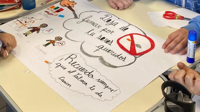 Estudiantes promueven una semana libre de humo