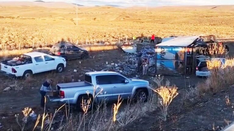 Al camionero muerto le saquearon la carga