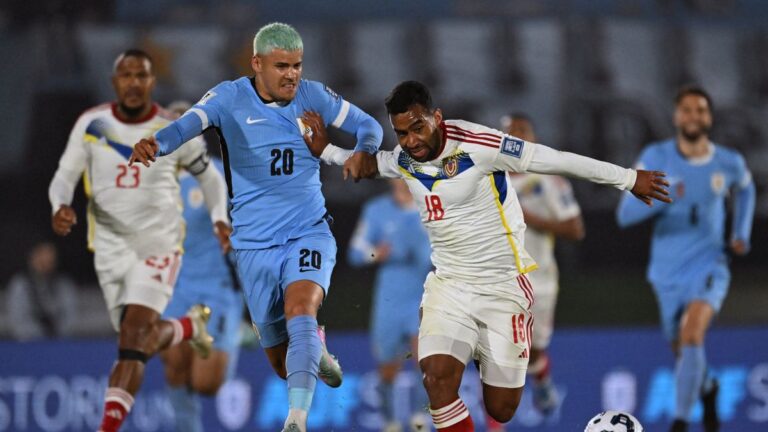 Uruguay le ganó 2-0 a Venezuela y dio un paso clave rumbo al Mundial 2026