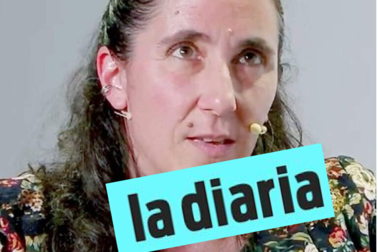 Natalia Uval opera desde Tv Ciudad para la izquierda