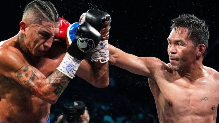 Boxeo: empate por decisión mayoritaria en Manny Pacquiao vs. Mario Barrios