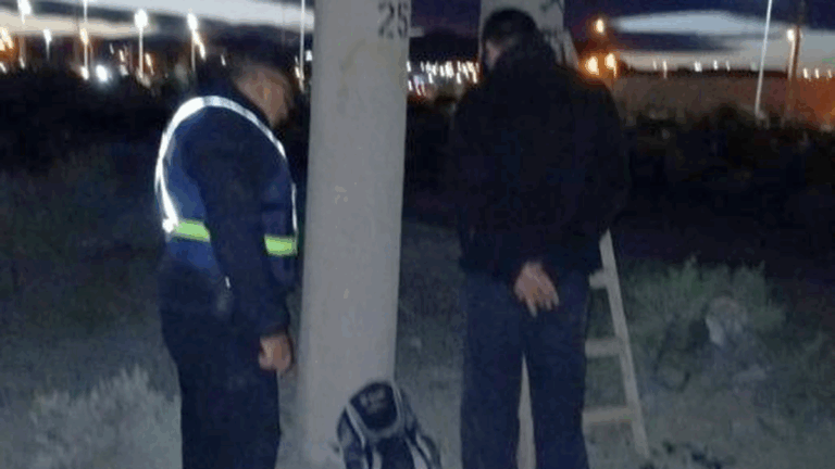 Intentaba robar cables en una empresa de Km 5