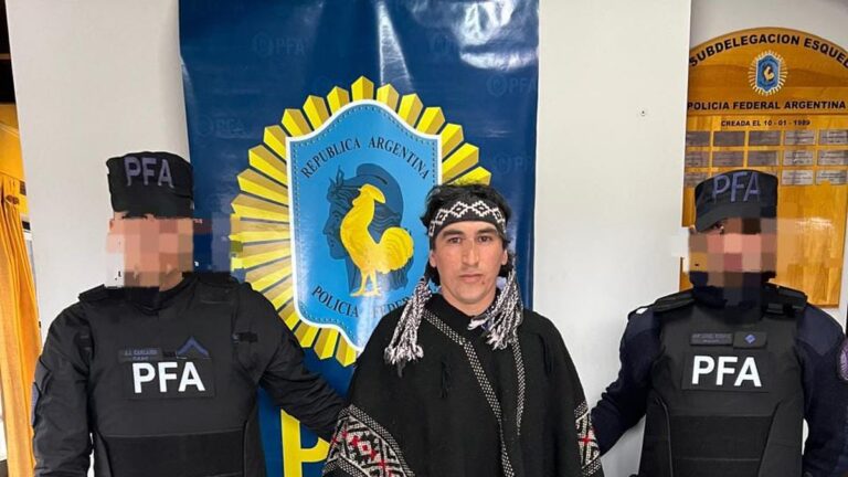 Cruz Cárdenas está detenido en Comodoro