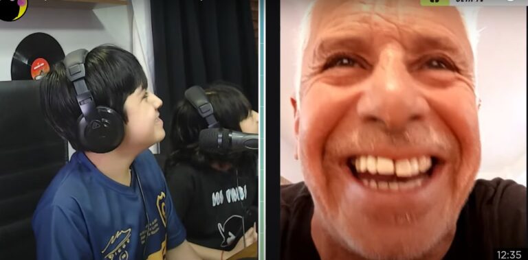 Micky Rodríguez sorprendió al nene de Comodoro que se volvió viral por saber todo sobre Los Piojos