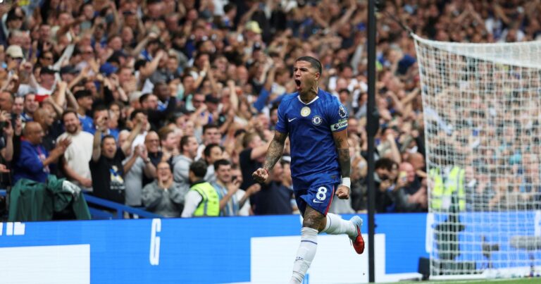 Con gol y asistencia de Enzo Fernández, el Chelsea le ganó 2-0 al Fulham en Stamford Bridge