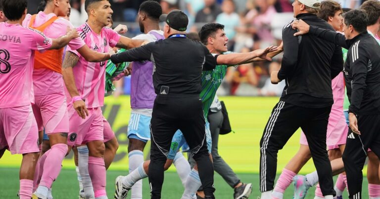 Luis Suárez recibió una severísima sanción por escupir a un rival tras la final de la Leagues Cup