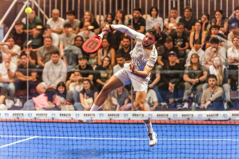 Los campeones de padel en el Abasto Shopping