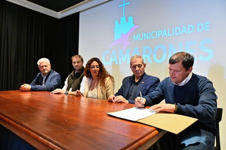 Camarones: inauguraciones, convenios y un cierre con El Polaco en el 125 aniversario de la localidad
