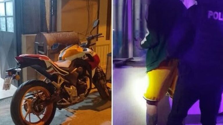 El dueño de una moto retuvo al ladrón que intentó robársela