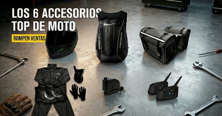 Descubrí los 6 accesorios ideales para moto que están rompiendo ventas: precios bajos, cuotas flexibles y alta puntuación