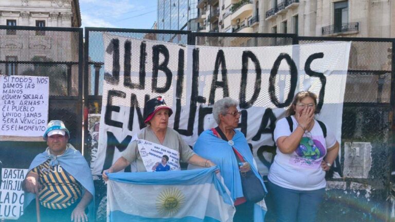 Incidentes en la marcha de jubilados