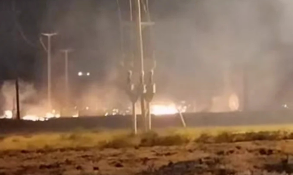 Los fuegos artificiales provocaron varios focos de incendios en la Navidad de Comodoro