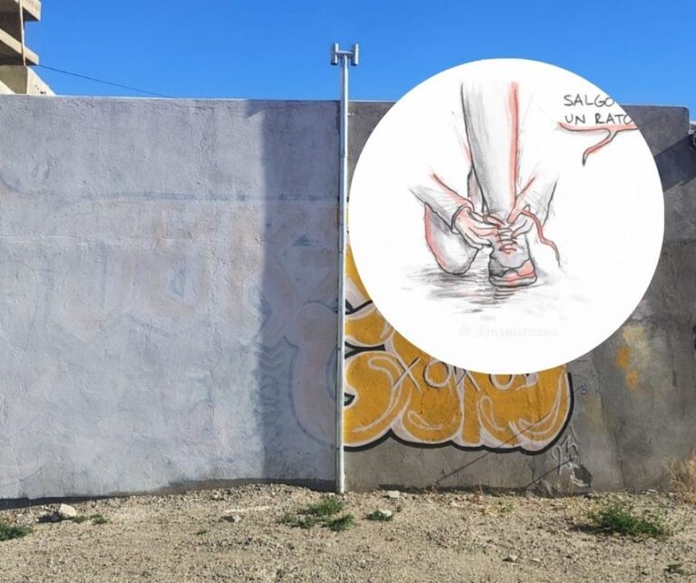 La artista que conmovió a Comodoro pintará un mural en memoria de Valeria Schwab