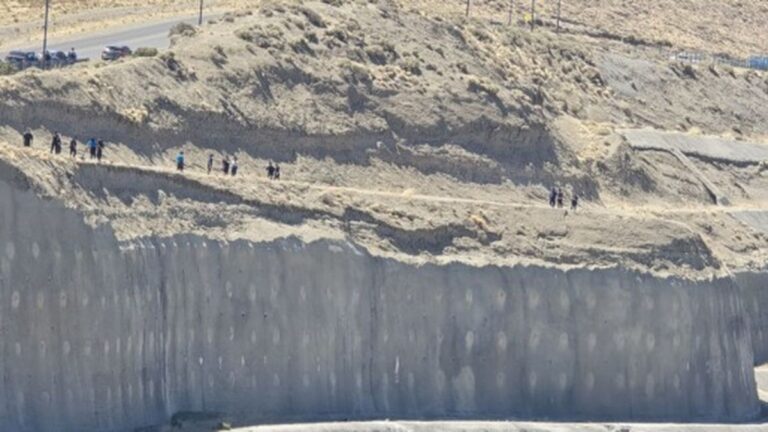 Una cámara captó el momento de la caída de Serón