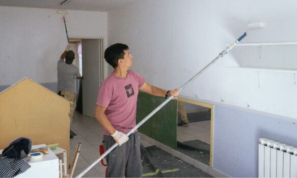 Rawson: Continúa el plan de mantenimiento integral y mejoras edilicias en jardines municipales para el inicio del ciclo lectivo